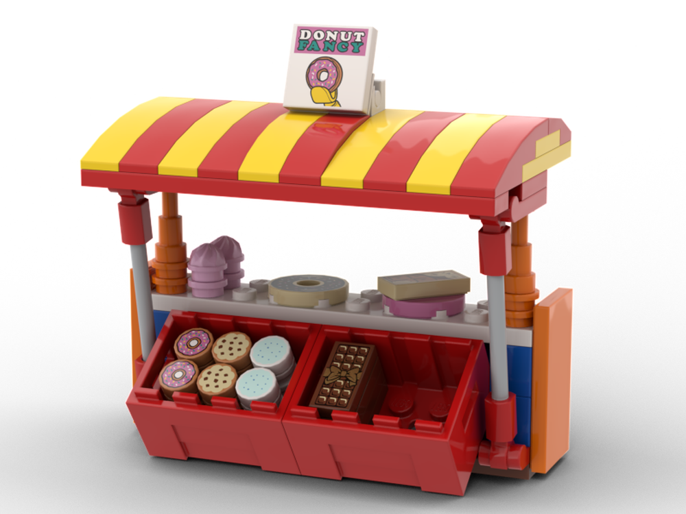 Lego best sale donut stand