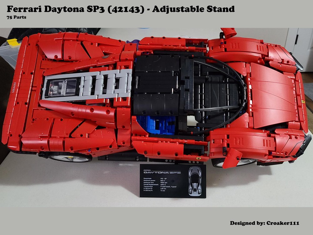 LEGO Technic 42143 Ferrari Daytona SP3 Speed Build 