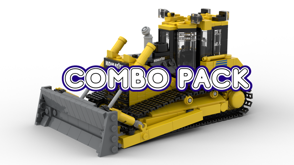 LEGO MOC Komatsu D65PX Combo Pack by Yellow.LXF Rebrickable - Build with