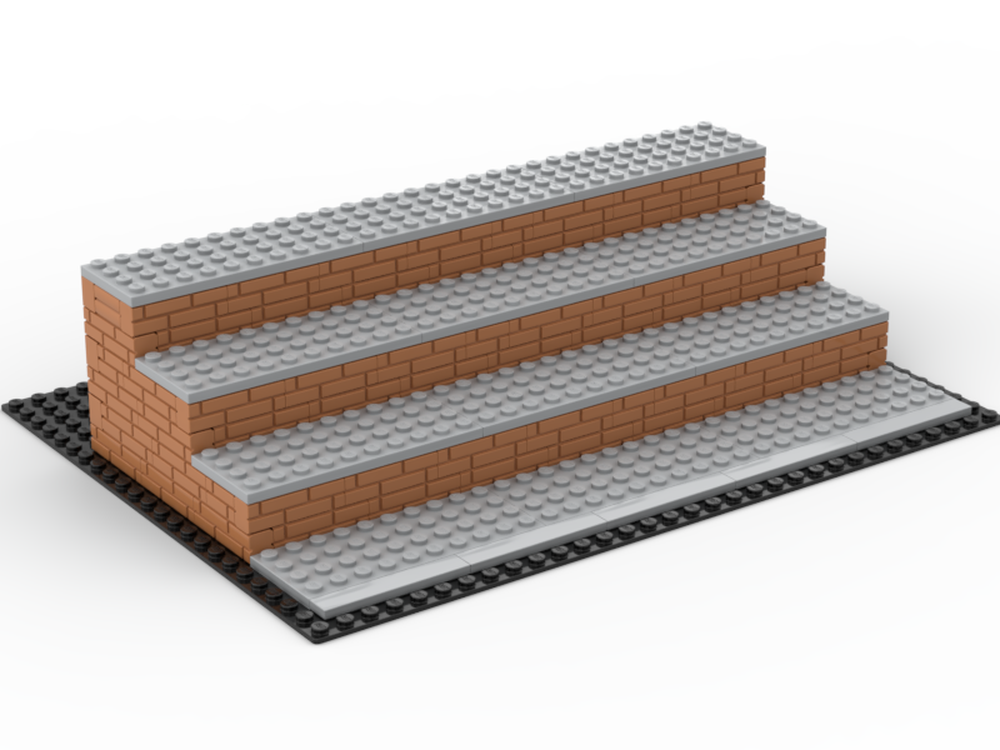 LEGO MOC Amazon Minifig Display Case Platform V2 by Daspoopen
