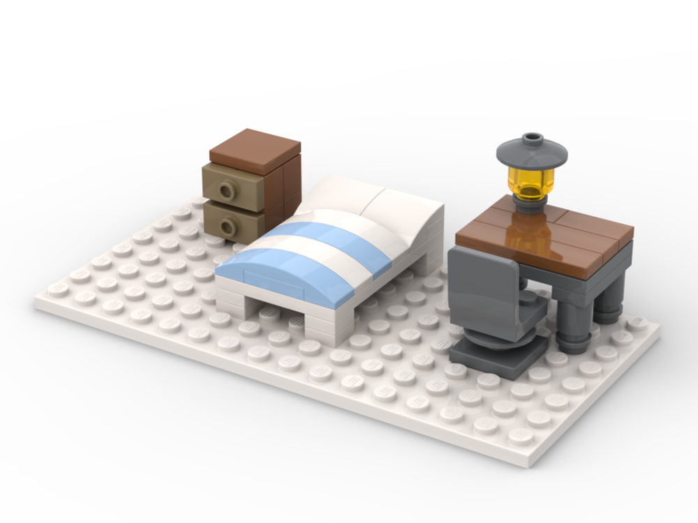 LEGO MOC Bedroom By HeroicLego Rebrickable Build With LEGO   1000x800 