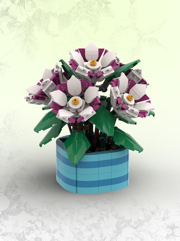 Lego Moc Petunias (bt028) By Doctoroctoroc 