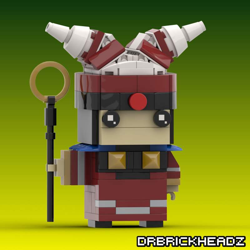 LEGO MOC Rita Repulsa (Mighty Morphin Power Rangers) Custom Brickheadz ...