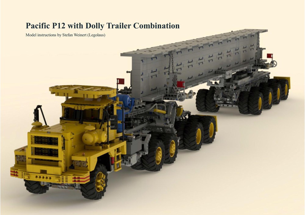 LEGO MOC Pacific P12 with Dolly Trailer Combination by legolaus ...