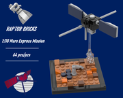 Mars Express - 1:110 scale LEGO model