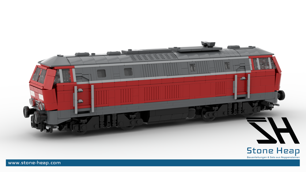 LEGO MOC BR 218 Germanrailwaybuilder | Rebrickable - Build with