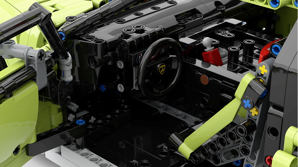 LEGO MOC-119000 42115 Lamborghini Miura Concept - alternate build