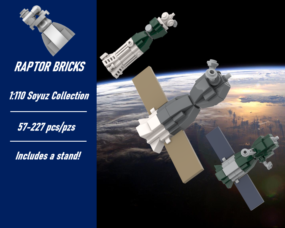 LEGO MOC 1:110 Scale Soyuz Collection by RAPTOR BRICKS | Rebrickable ...