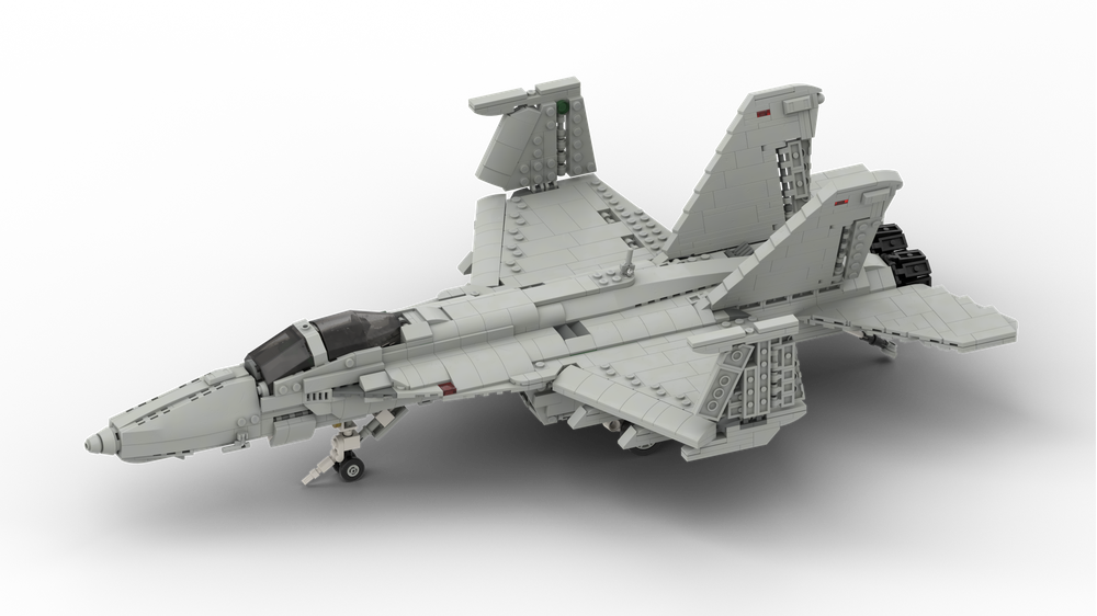 LEGO MOC Boeing F/A-18E SUPER HORNET 1:35 Scale by DarthDesigner