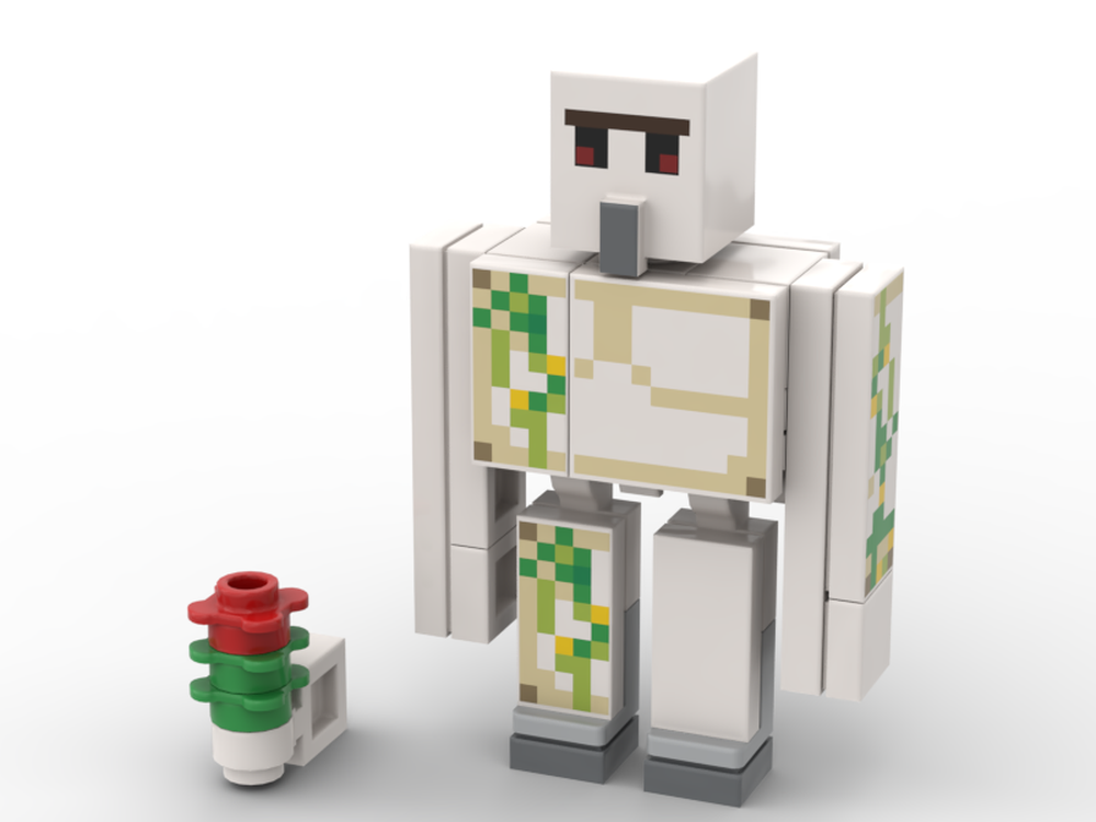 How to make a LEGO Minecraft Iron Golem? #minecraftshorts 