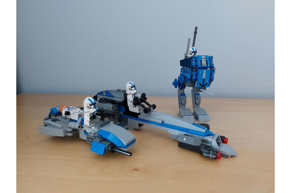 LEGO MOC 501st Legion Alternative At RT and Speeder by