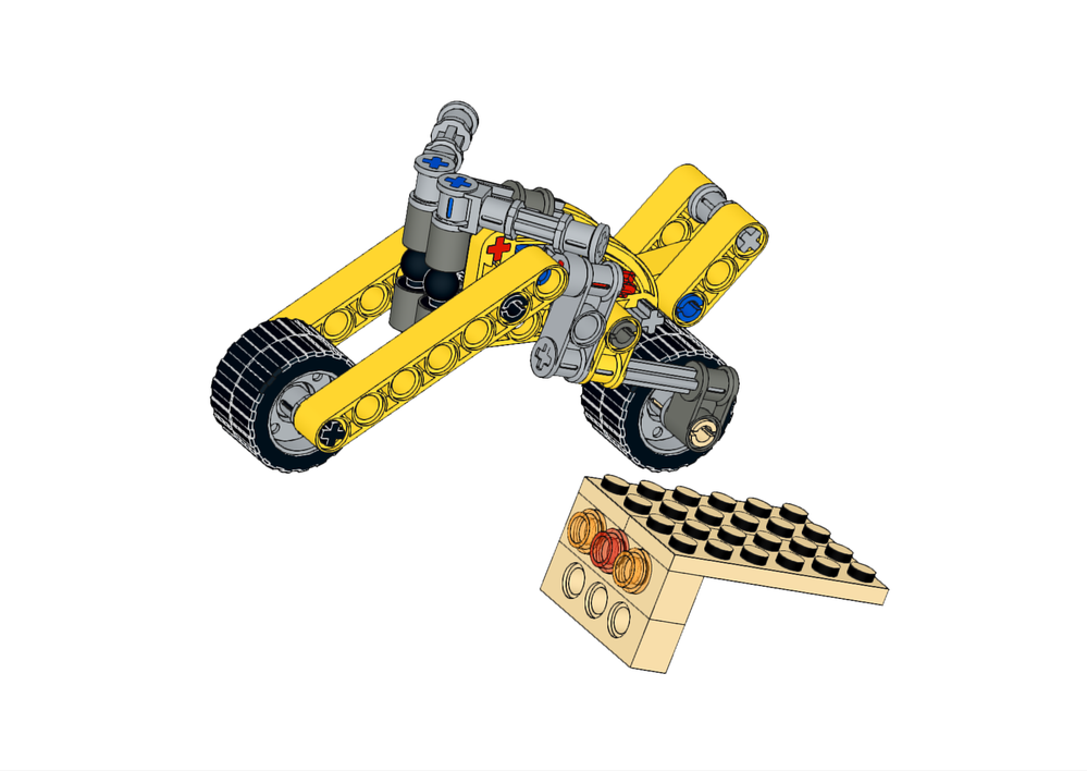 LEGO MOC-119227 Motorcycle whit Ramp by NARP | Rebrickable - Build with ...