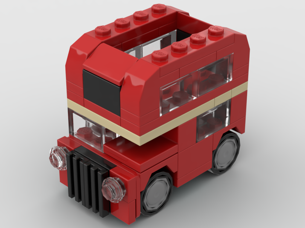 veteran Månenytår Nathaniel Ward LEGO MOC 40220 Micro London Bus by askeladdk | Rebrickable - Build with LEGO
