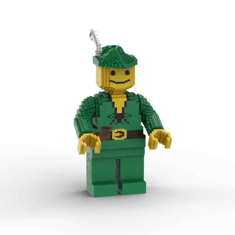 LEGO MOC Forestman Maxifigure CAS124 by BrickLenssen | Rebrickable ...