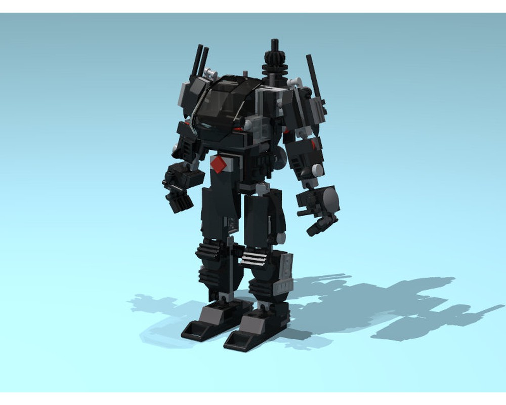 LEGO MOC-11964 Black Mecha-01 (Creator > Mecha 2018) | Rebrickable ...