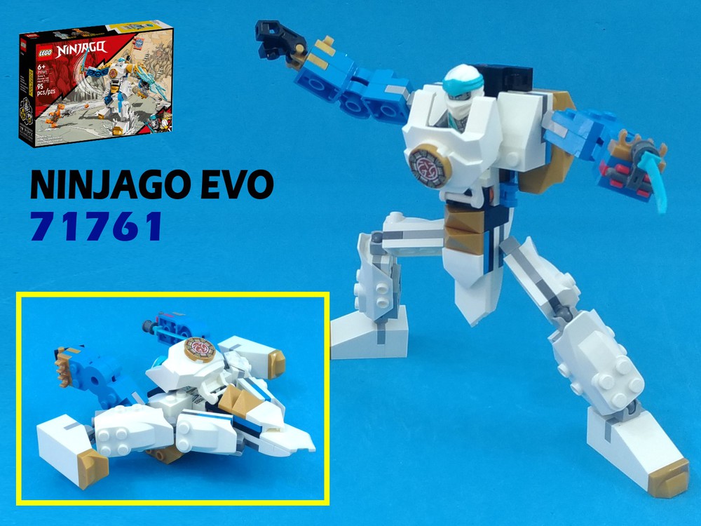 LEGO MOC Jet Mech Armor from LEGO Ninjago Zane's Power Up Mech EVO by alanyuppie | Rebrickable - Build with LEGO
