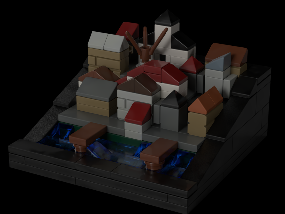 LEGO MOC Fishing Town - Imboca by Karst86