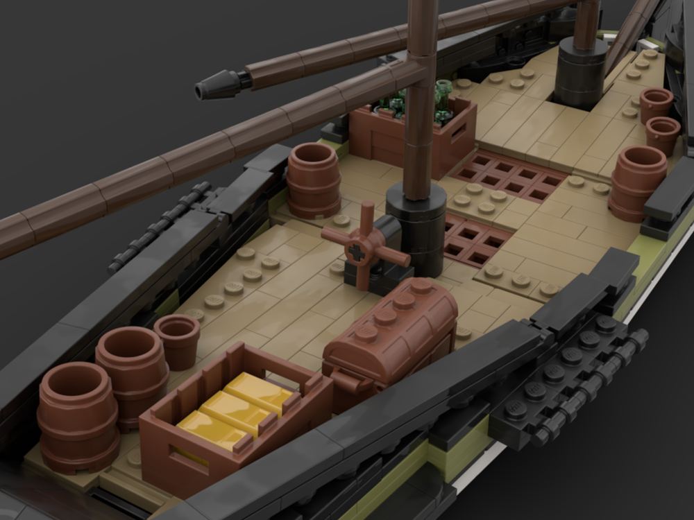 LEGO MOC Merchant Schooner by Marius2002 | Rebrickable - Build with LEGO