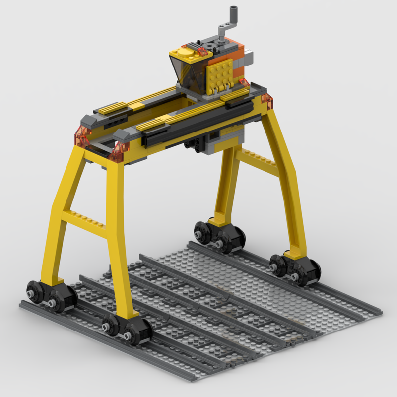 LEGO MOC Gantry Crane by Leo G | Rebrickable - Build with LEGO