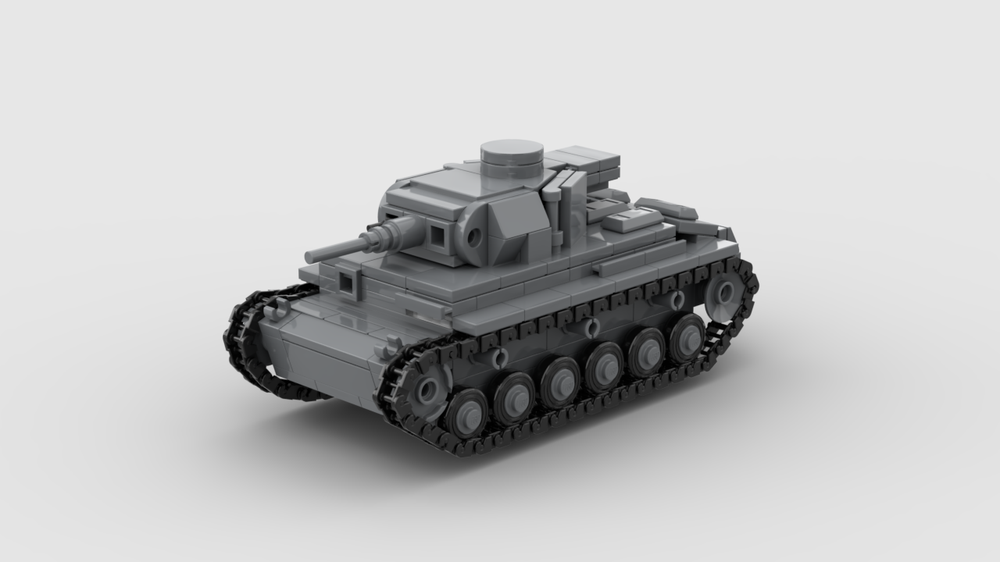 LEGO MOC LEGO WW2 Panzer III by The_Brick_Crew