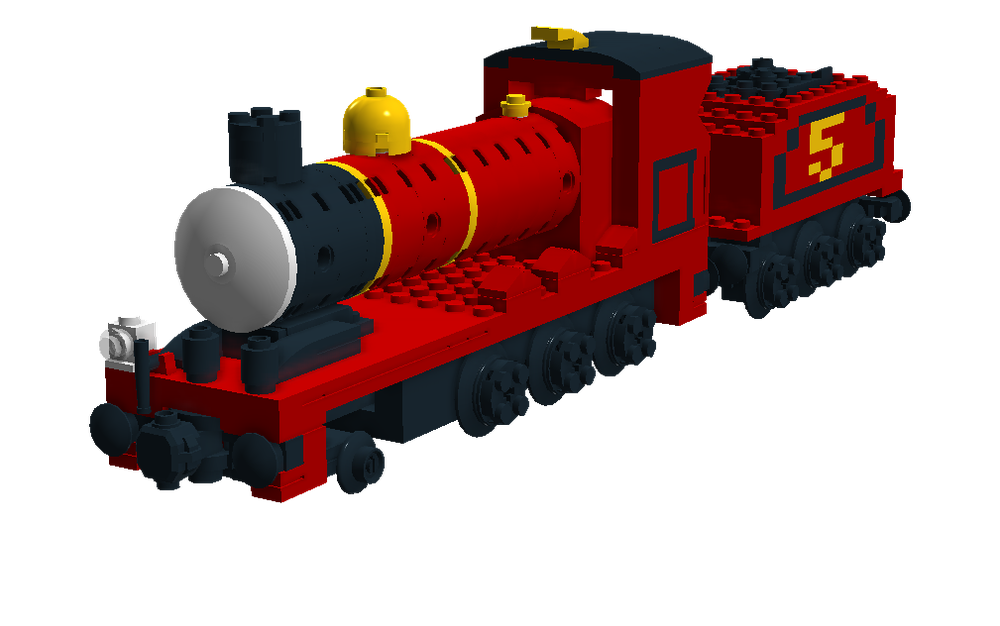 Squid1562 on X: Lego James the Red Engine!