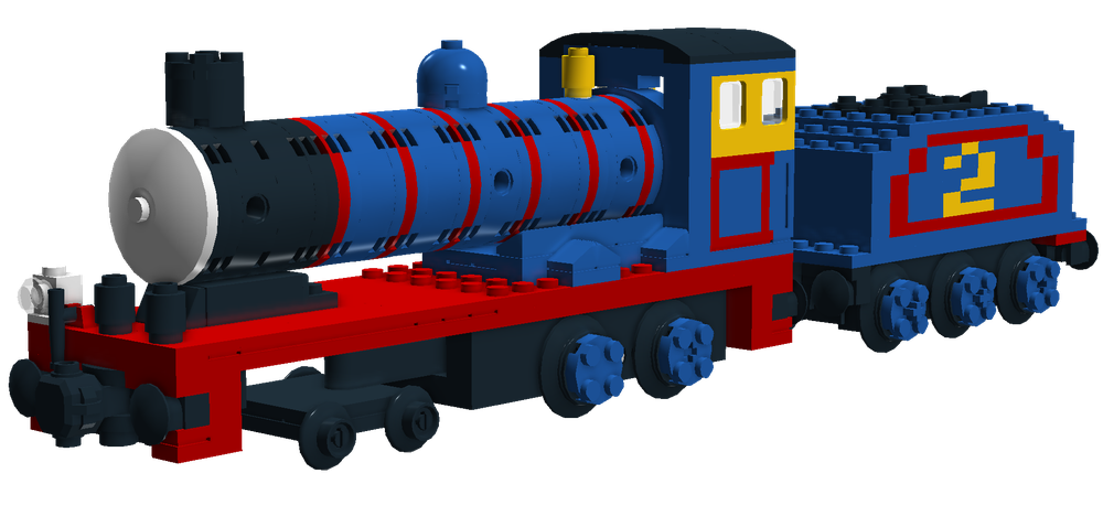 Thomas & Friends James The Red Engine Edward The Blue Engine Train