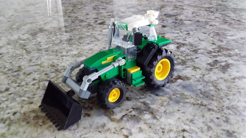 LEGO MOC Lego John Deere Tractor by BobaBricks