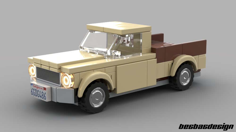 LEGO MOC Pickup Truck 5 wide by besbasdesign | Rebrickable - Build with ...