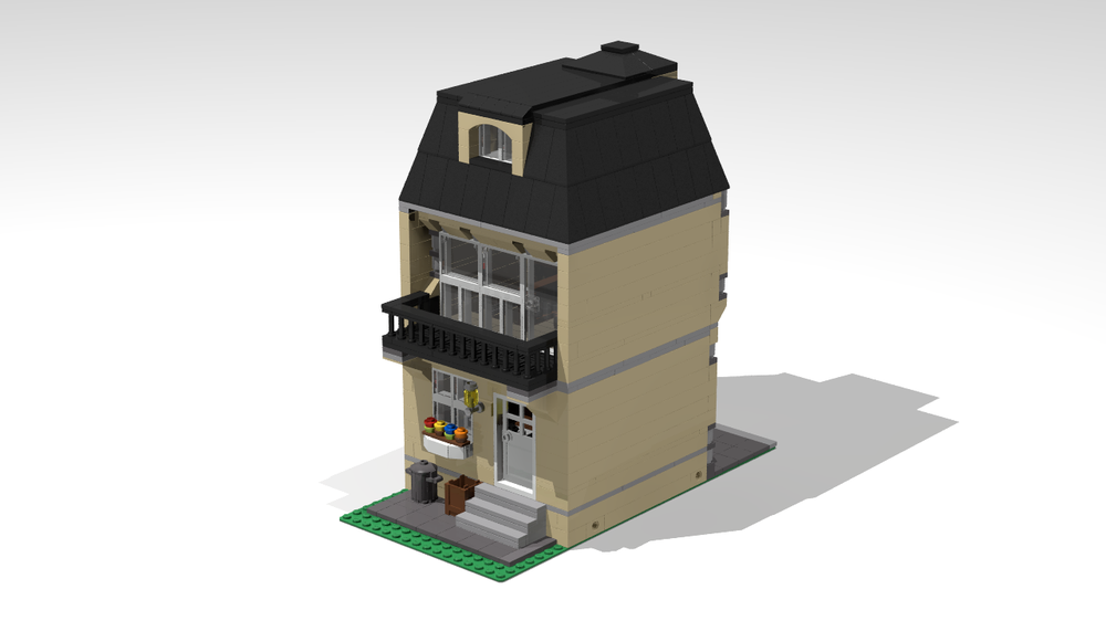 LEGO MOC modularhousemoc247 by rexss12 Rebrickable Build with LEGO