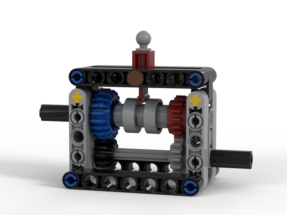 erosion sammensværgelse junk LEGO MOC 2 Speed Gearbox by thatbrickguy | Rebrickable - Build with LEGO