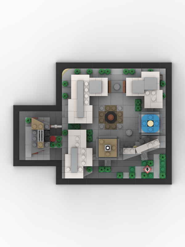 Steria World Trade Center Building Blocks - 982 Piece Twin Towers Model Kit