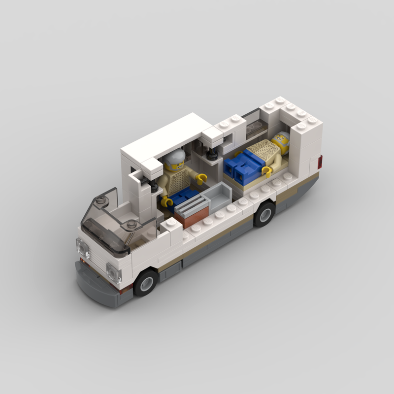 LEGO MOC-120398 RV with slide out by joey_bricks_things | Rebrickable ...
