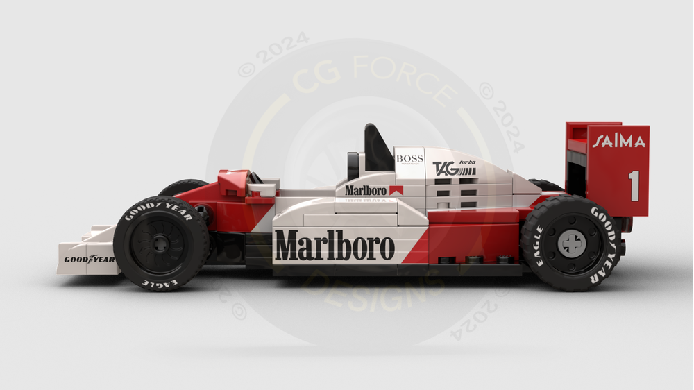 LEGO MOC-120401 F1 McLaren MP4/2B by CGForceDesigns | Rebrickable