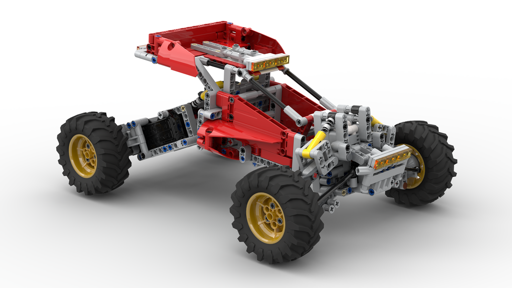 neutral elefant ur LEGO MOC Frankenstein buggy - the 42124 set w/ 2 buggy motors (original or  with less new parts) by Lixander A. | Rebrickable - Build with LEGO