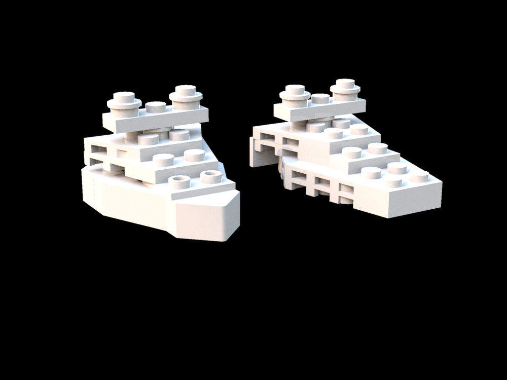 LEGO MOC-12048 NanoStarDestroyer1 by LegoOri | Rebrickable - Build with ...