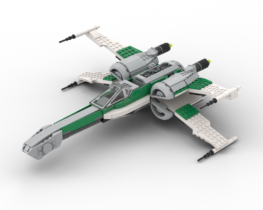 LEGO MOC Custom X Wing Starfighter by jonah2018wsu | Rebrickable ...