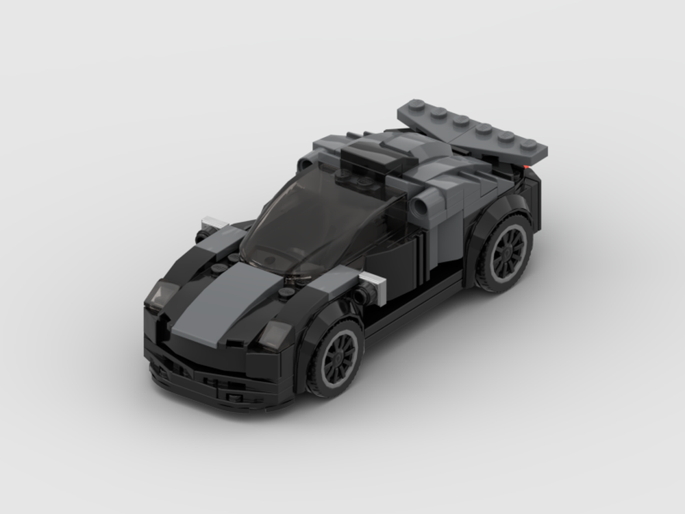 LEGO MOC The Black Super Car by The Crazy Brick | Rebrickable - Build ...