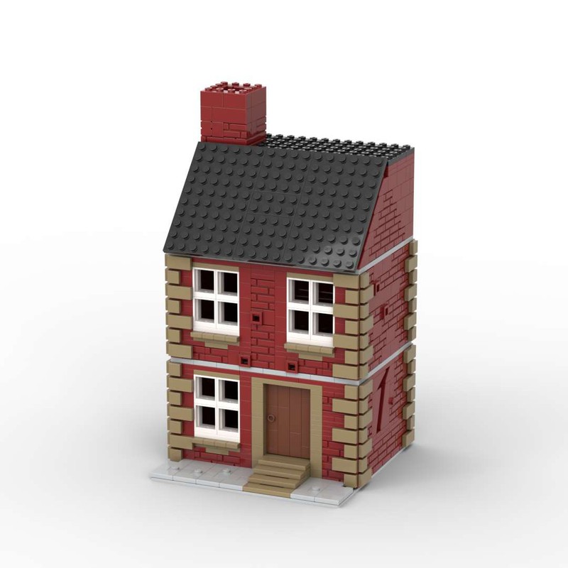 LEGO MOC WWII French House #1 hernbuilds | Rebrickable - Build with LEGO