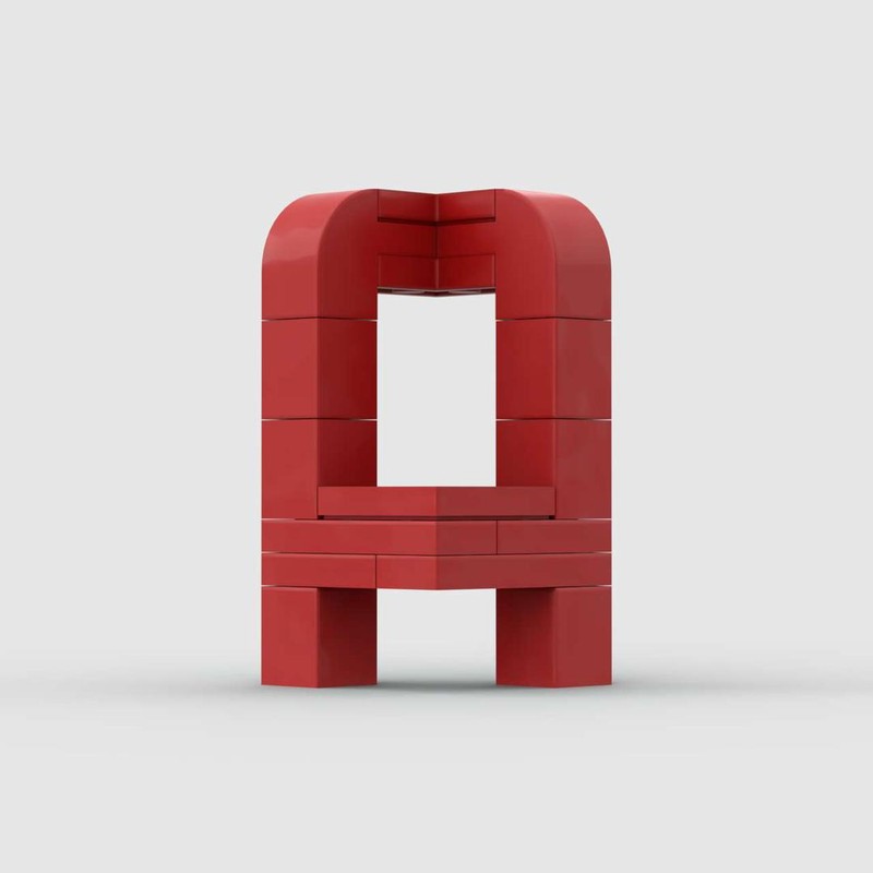 LEGO MOC 3D Letter A 3x3x5 by uminuo | Rebrickable - Build with LEGO