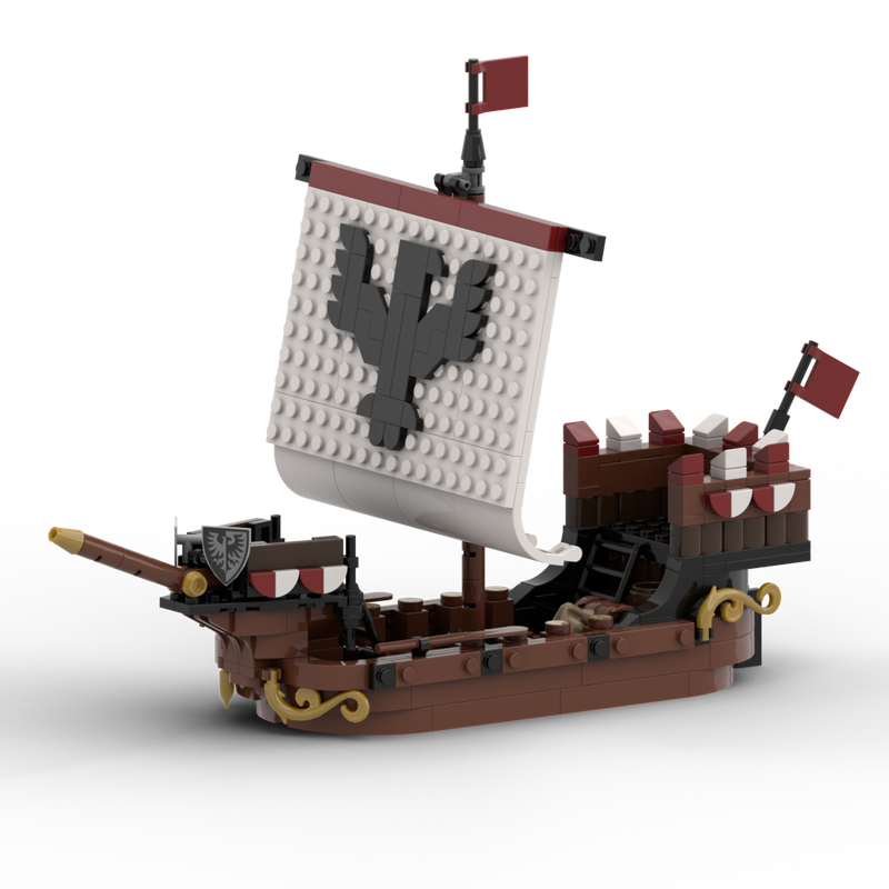 LEGO MOC Medieval Ship by slimjimlego | Rebrickable - Build with LEGO