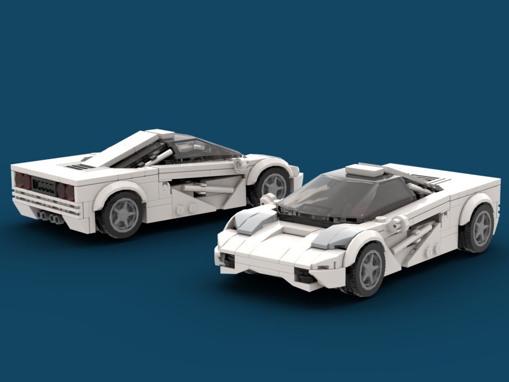 LEGO MOC 1992 Mclaren F1 by kurobricks_ | Rebrickable - Build with