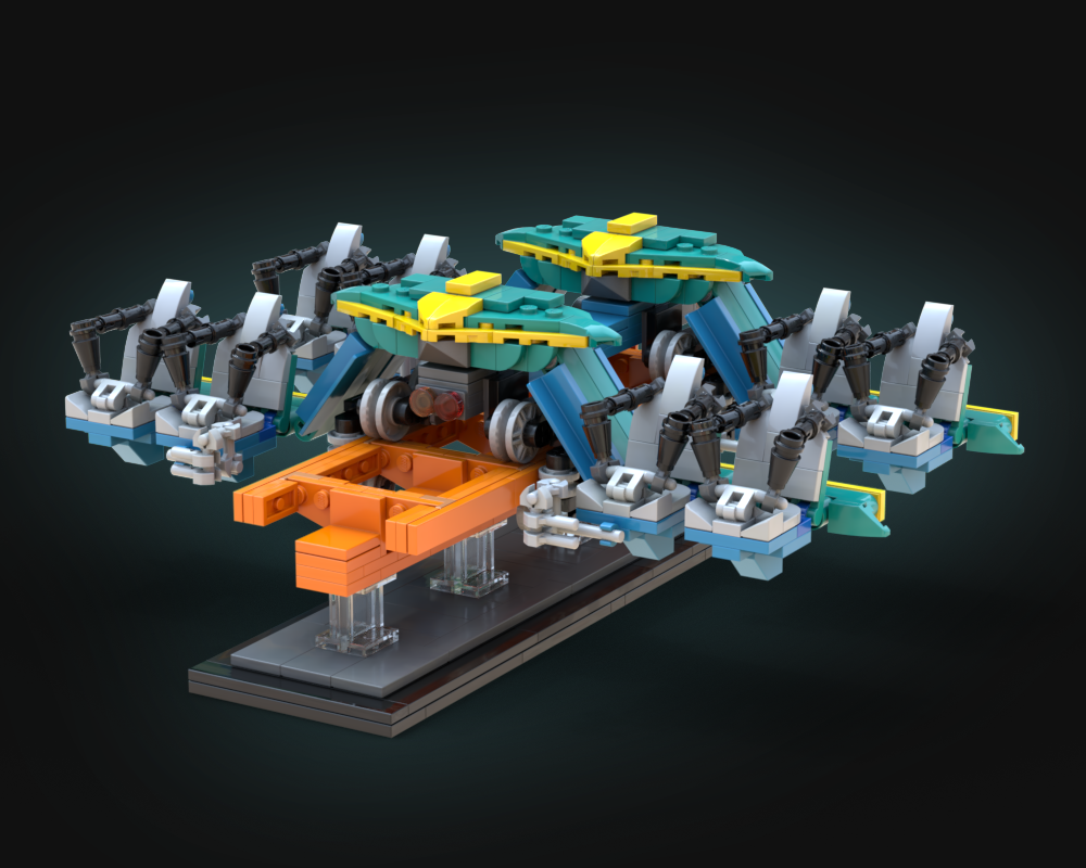 LEGO MOC Thunderbird Roller Coaster Train Model by CarCar75 ...