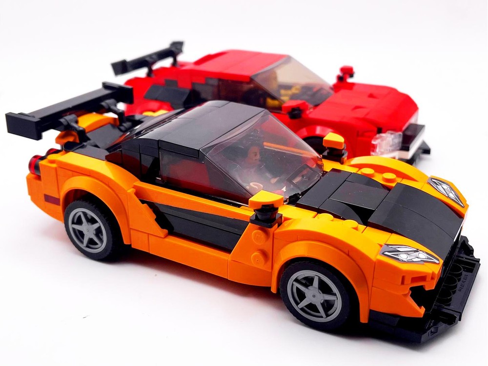 LEGO MOC Tokyo Drift Double Pack - Zoomy RX-7 & Mitsy Lancer EVO