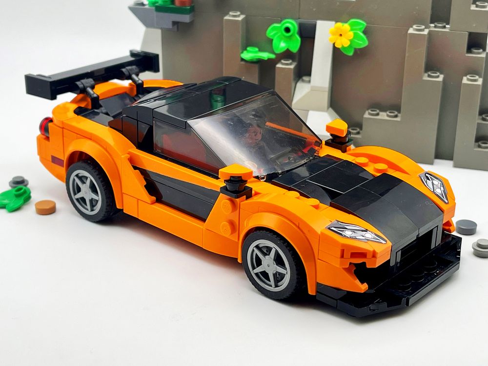LEGO MOC Han's Mazda RX-7 from The Fast and The Furious by
