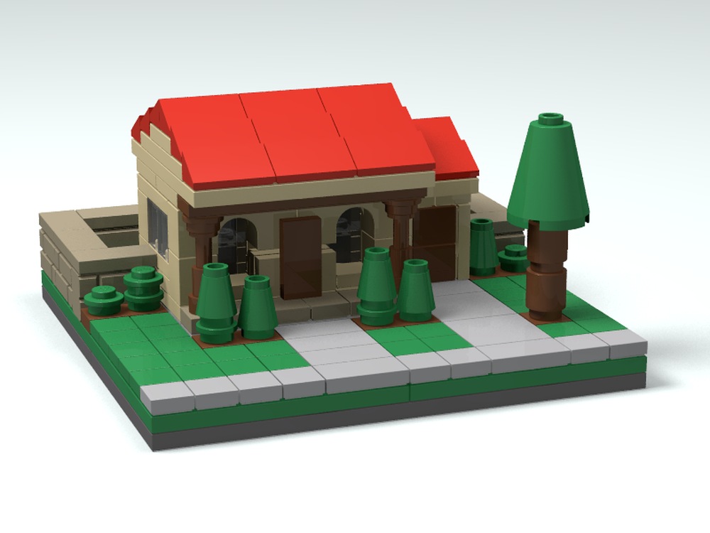 procedure Terapi Af Gud LEGO MOC Spanish Style Nano House by Turbo8702 | Rebrickable - Build with  LEGO