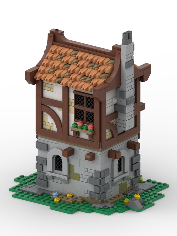 LEGO MOC Small Medieval Home by Sumeragi | Rebrickable - Build with LEGO