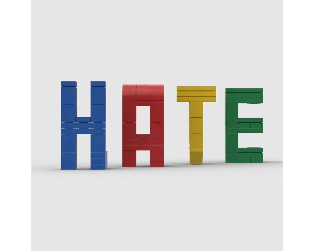 LEGO MOC 3D Letter Love and Hate 3x3x5 by uminuo | Rebrickable - Build ...