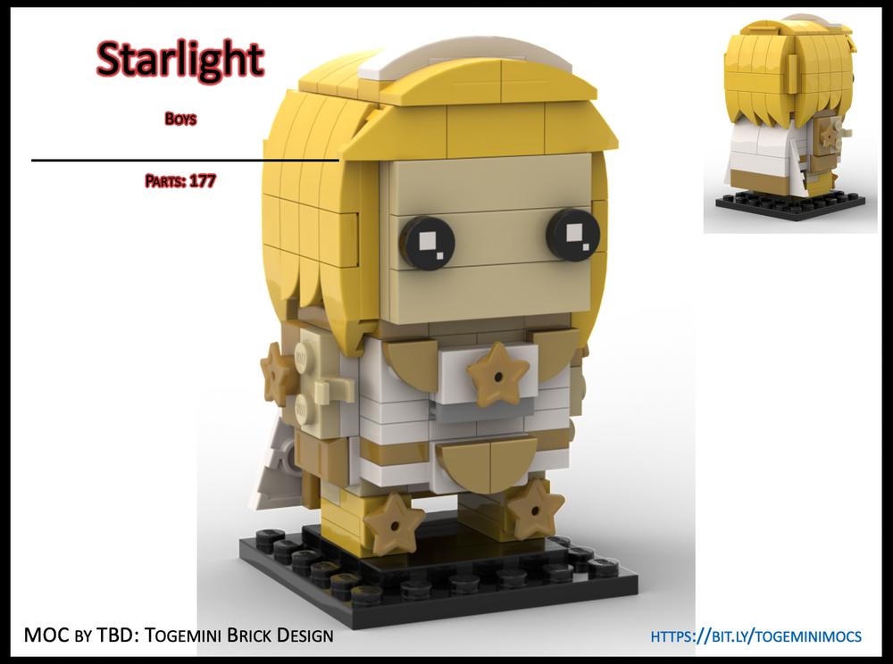 LEGO MOC Starlight - Boys - Brickheadz by togemini | Rebrickable ...