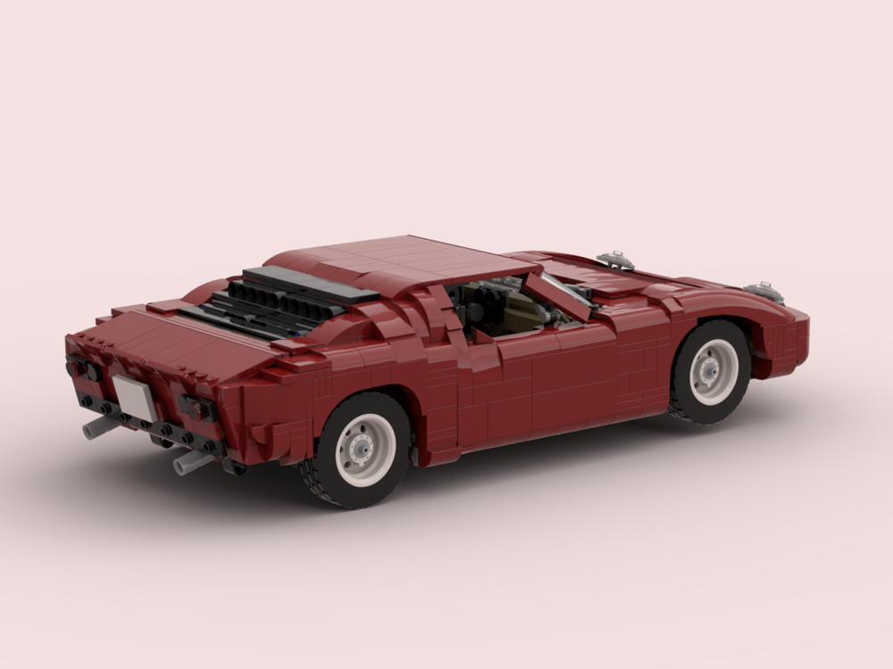 LEGO MOC Lamborghini Miura by CreationCaravan (Brad Barber
