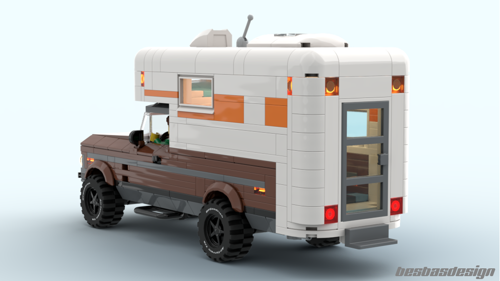 LEGO MOC Chevrolet C10 Camper by besbasdesign | Rebrickable - Build ...